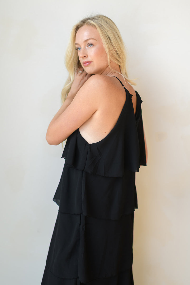 mode, joyful tiers maxi