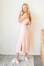 mode, satin color block midi dress