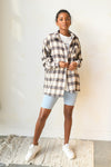 mode, lumberjane oversize button up
