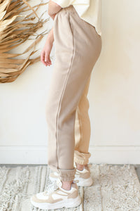 mode, plush 90's high waist joggers