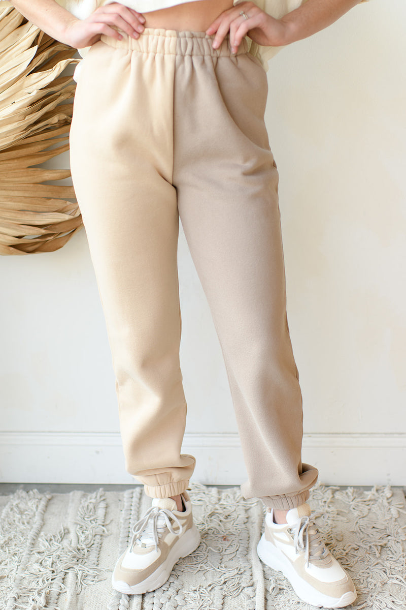 mode, plush 90's high waist joggers