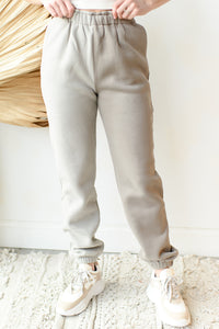 mode, plush 90's high waist joggers