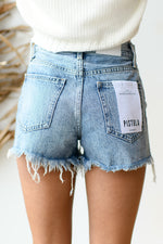 mode, kylee relaxed high rise cuffed shorts