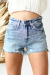 mode, kylee relaxed high rise cuffed shorts