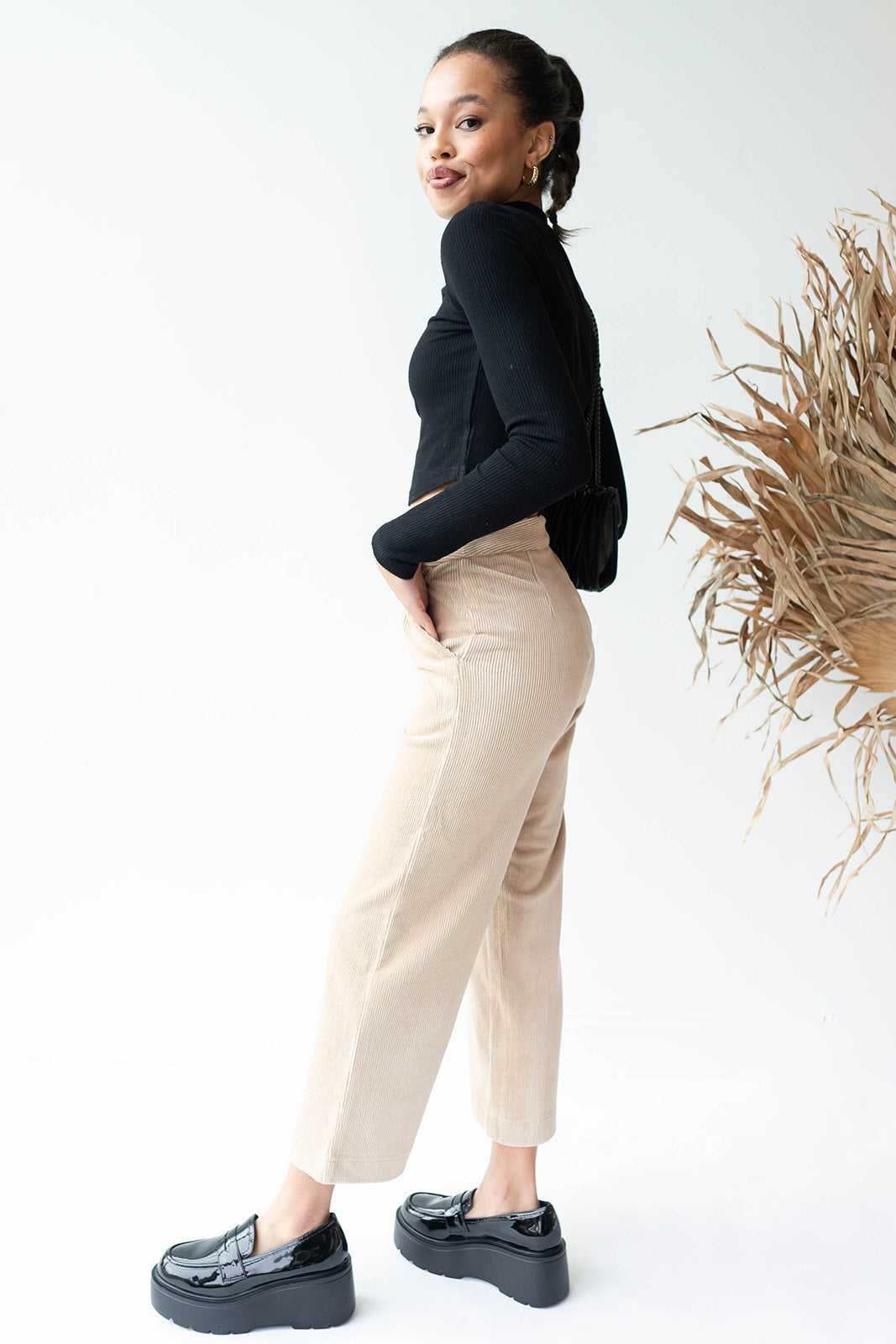 mode, bruna corduroy pants
