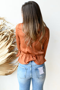 mode, the rachel satin blouse