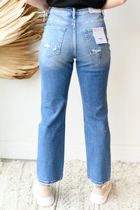 mode, alyssa 90's vintage straight jeans