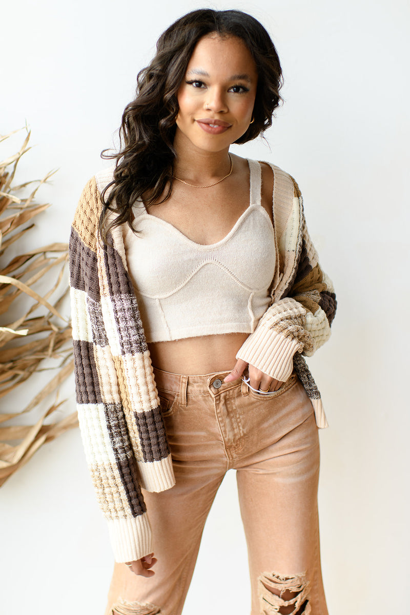 mode, heavenly knit cardigan