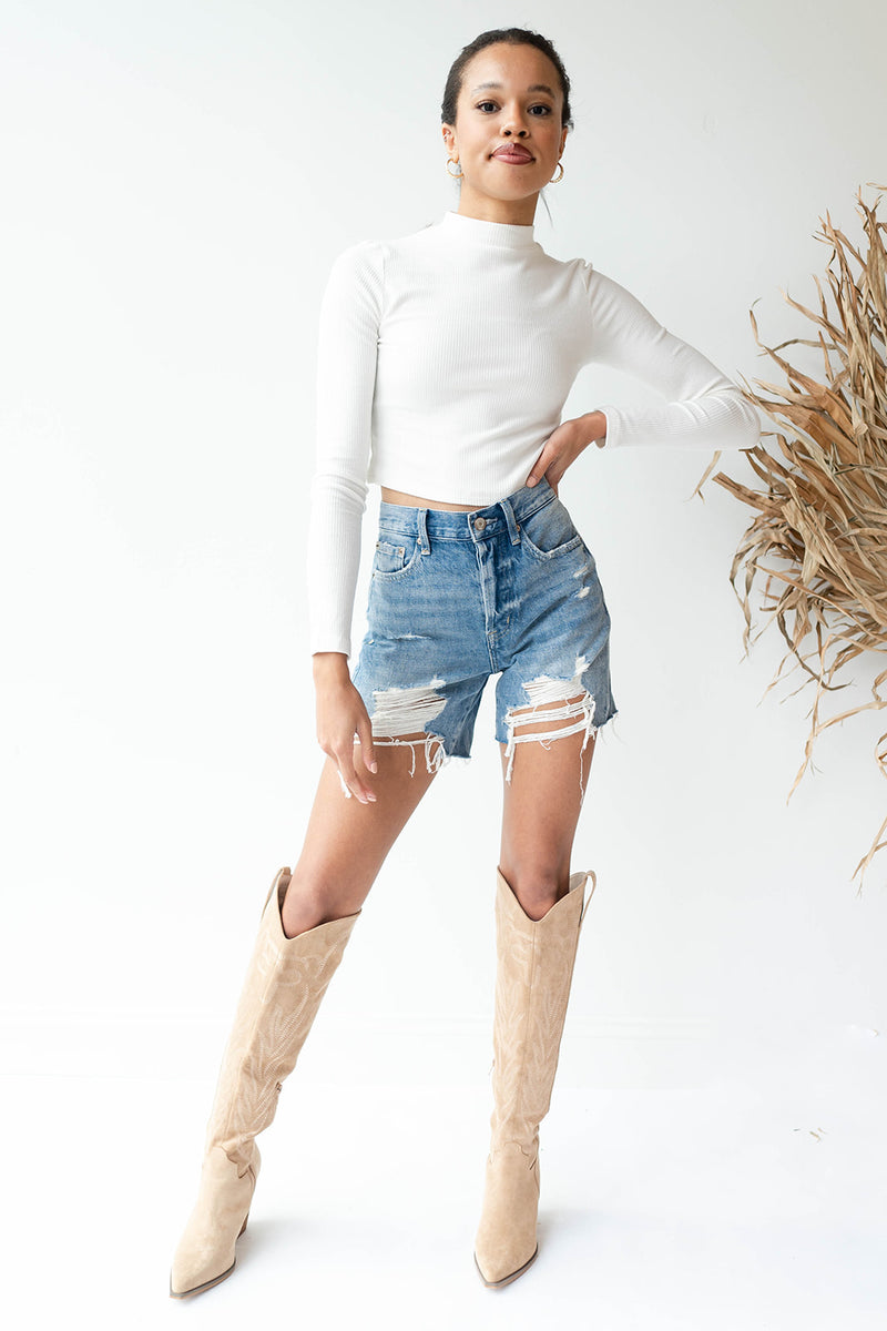 mode, match made crop top