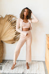 mode, elle sweater pants