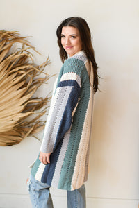 mode, love you forever open cardigan