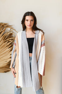 mode, love you forever open cardigan