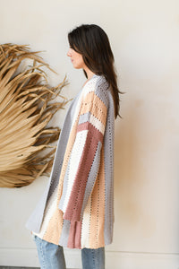 mode, love you forever open cardigan