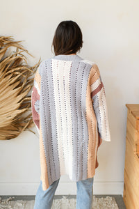 mode, love you forever open cardigan