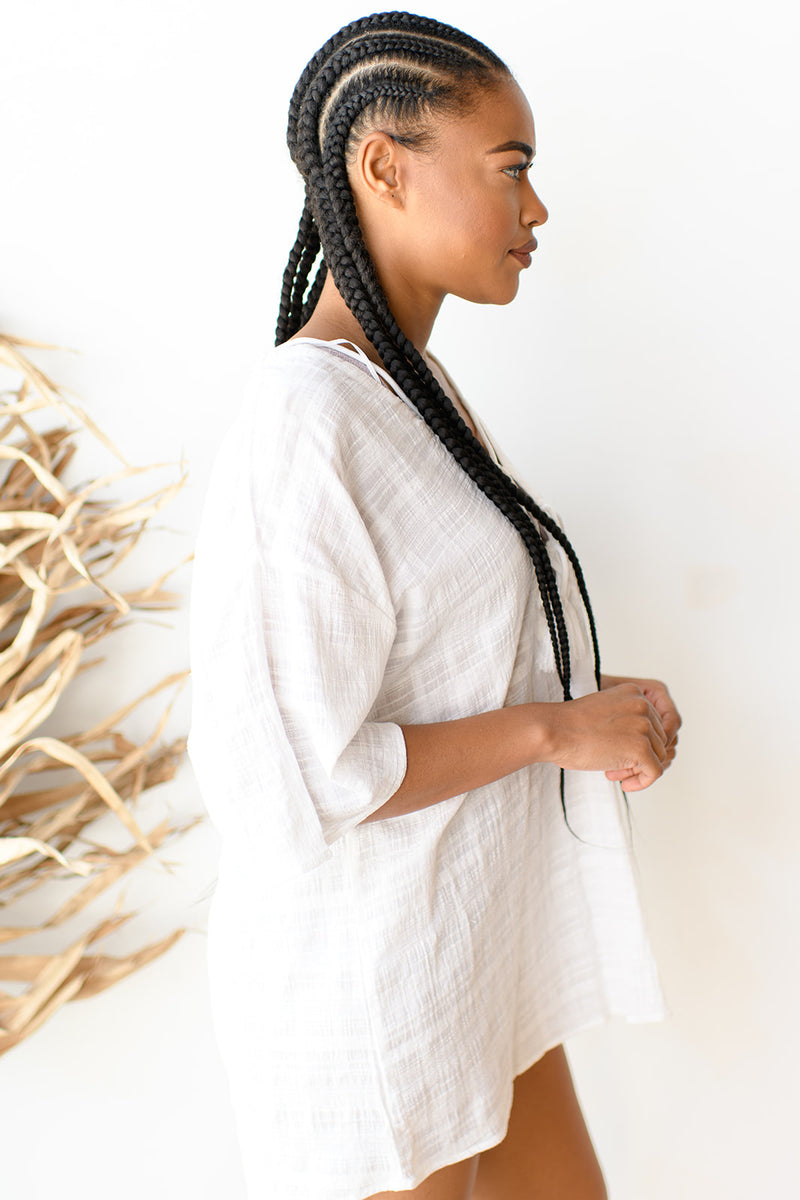 mode, oversized sheer cover up
