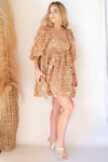 mode, field of flowers dress