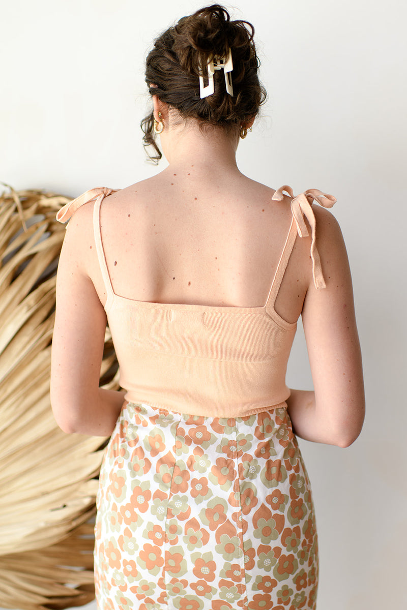 mode, carolina knit crop top