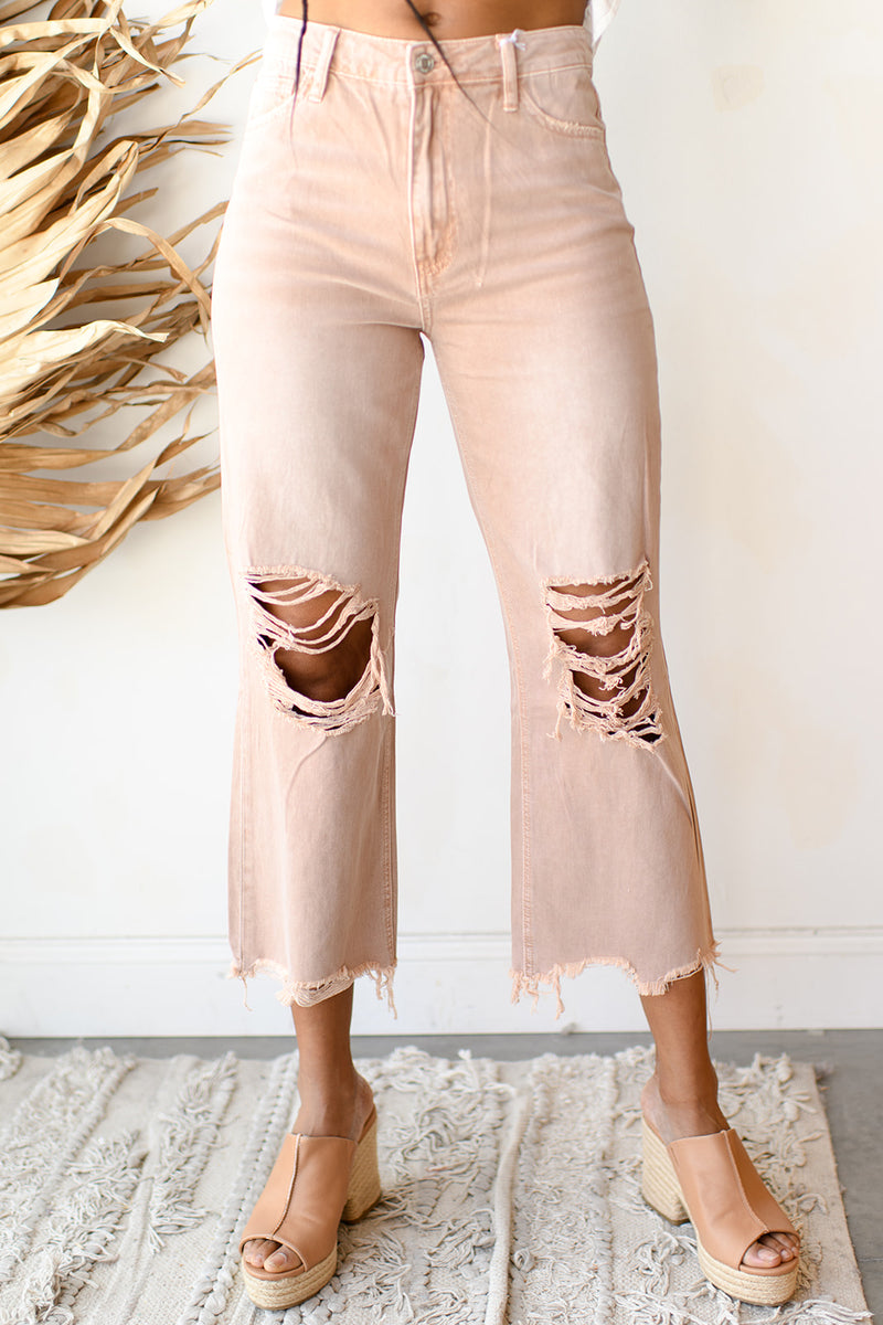 leslie 90's vintage flare jeans