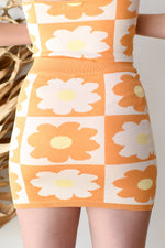 mode, lookin groovy sweater mini skirt