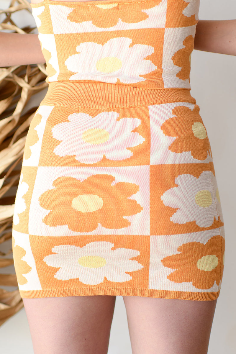mode, lookin groovy sweater mini skirt