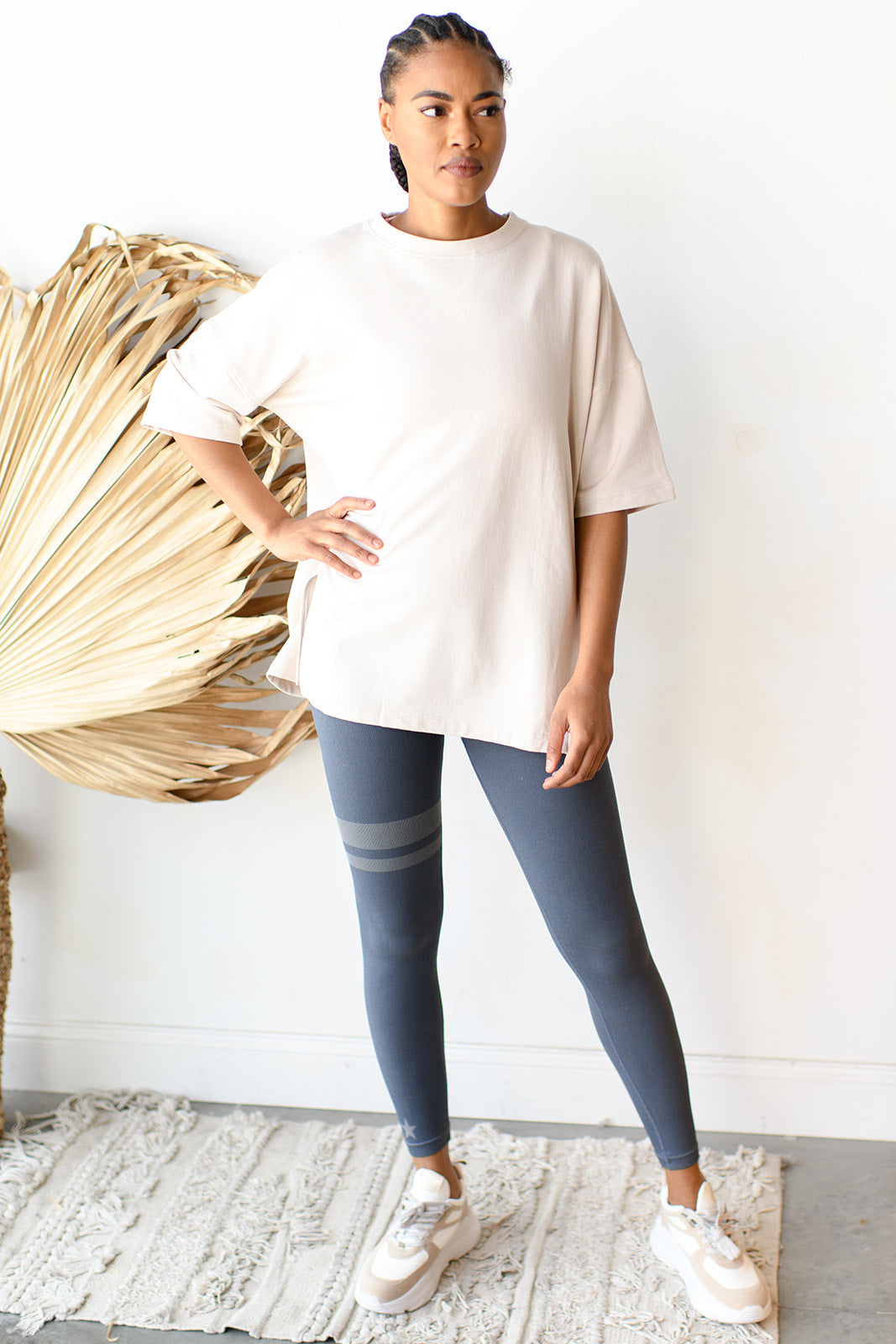 mode, lazy day longline top