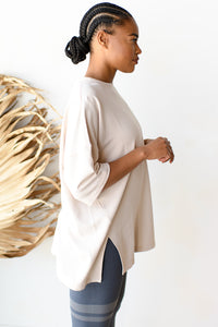 mode, lazy day longline top