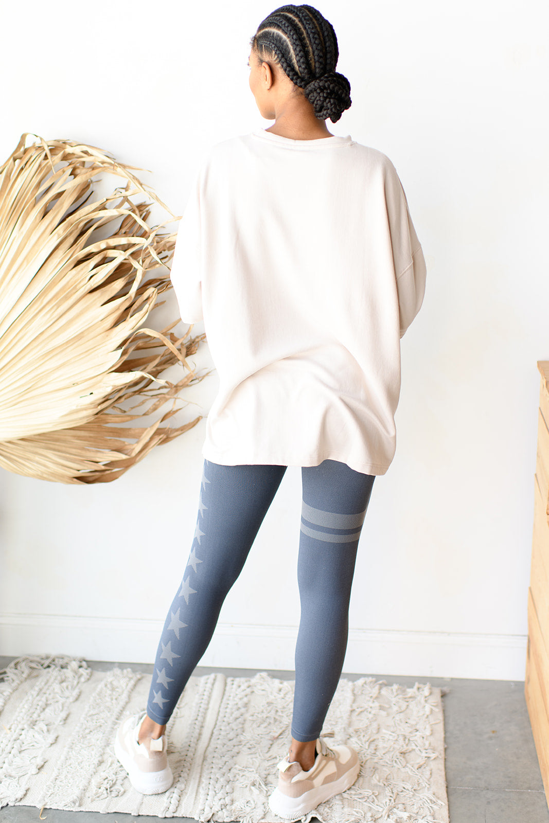 mode, lazy day longline top