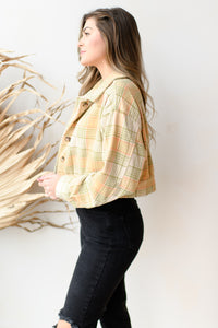 mode, don't plaid me crop jacket