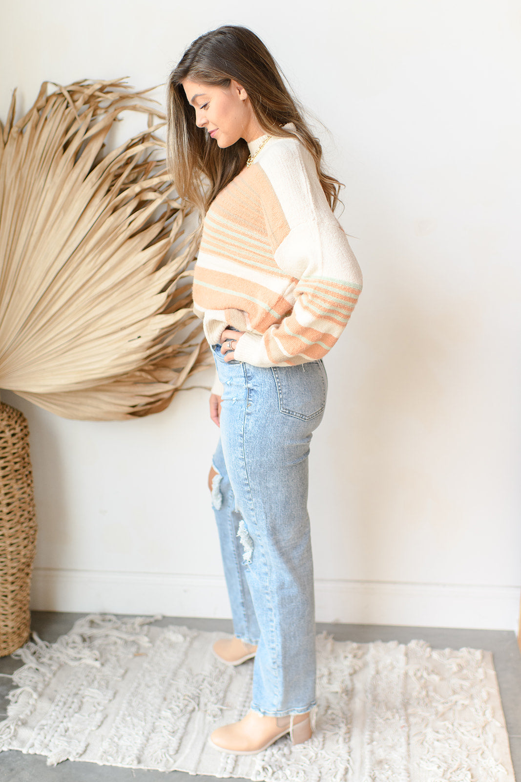 mode, fall + rise again sweater