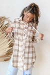 tie-up long sleeve shirt