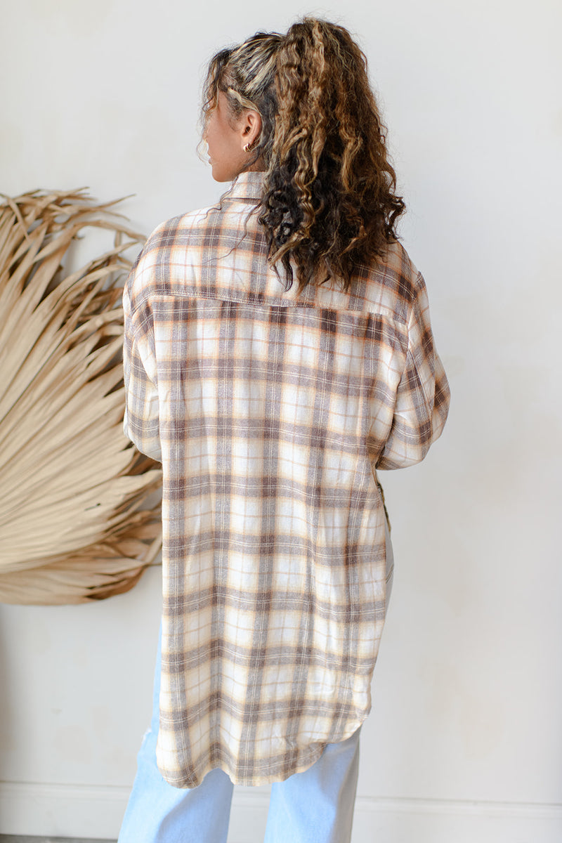 tie-up long sleeve shirt