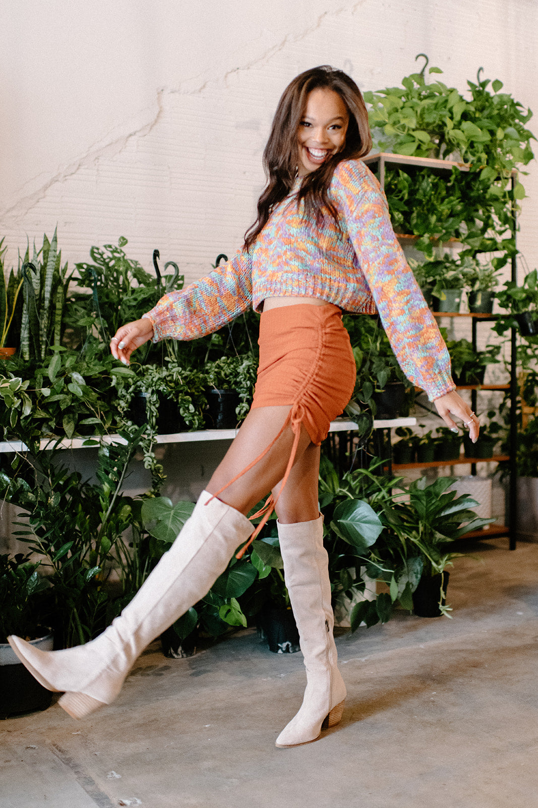 mode, taste the rainbow sweater