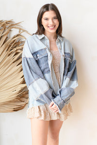 mode, denim love me jacket