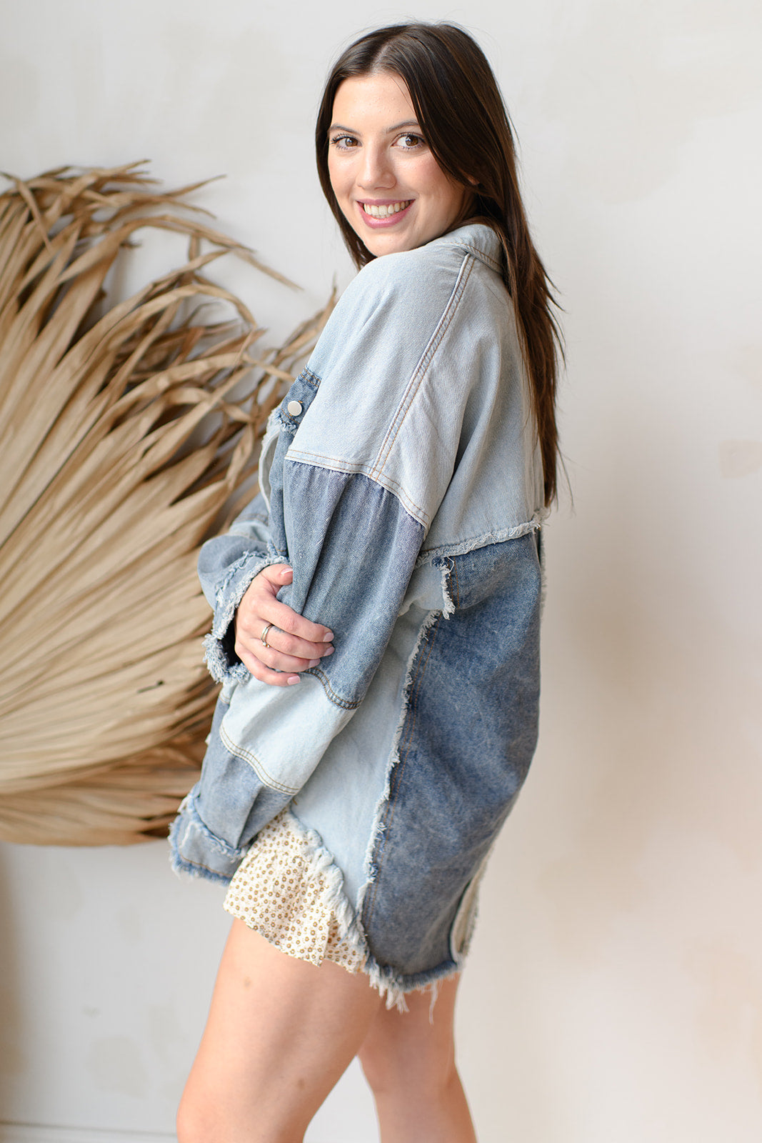 mode, denim love me jacket