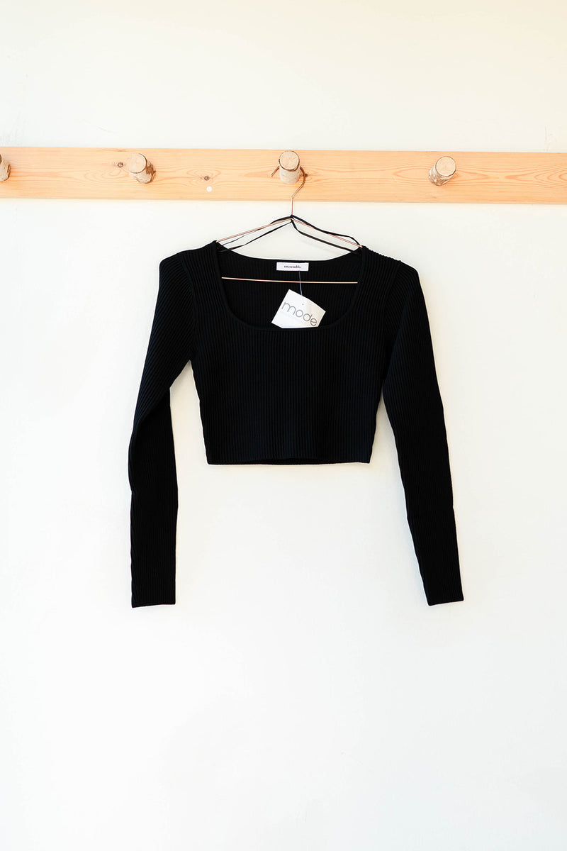 mode, margot ribbed top