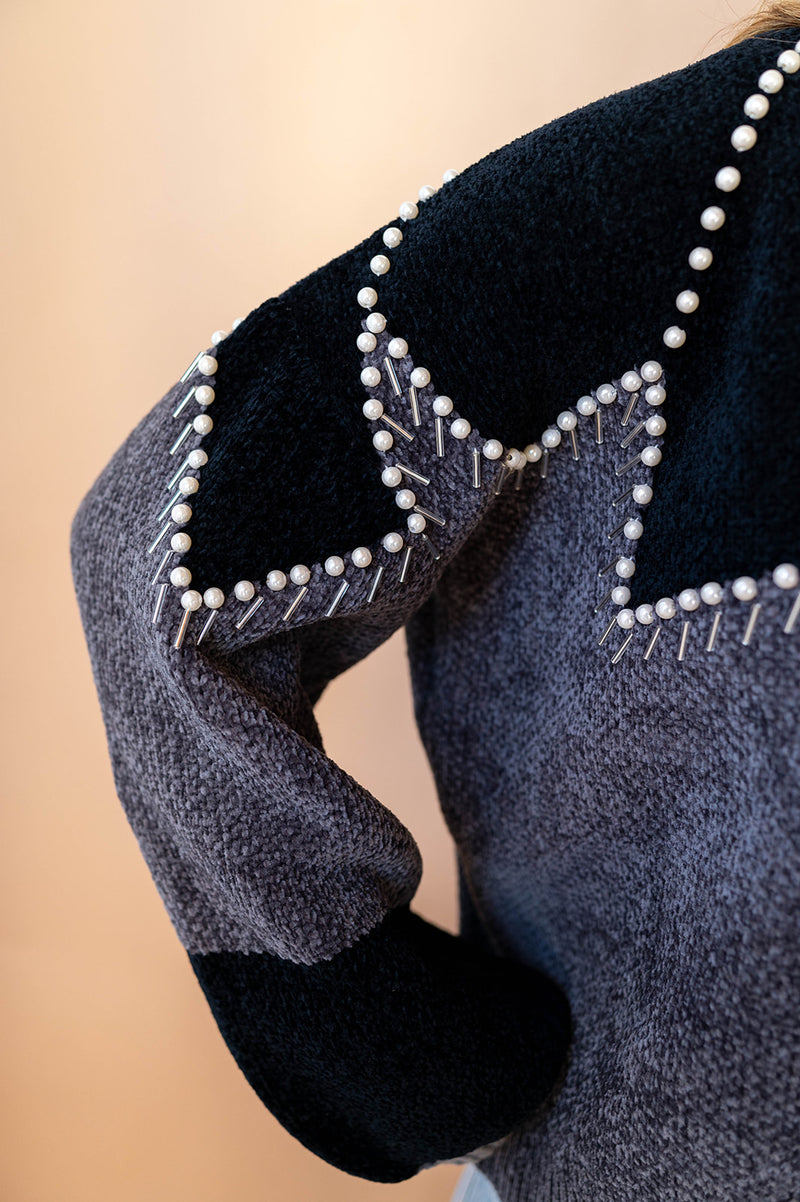 mode, diana pearl sweater