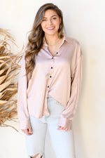 it wasn't meant to satin blouse