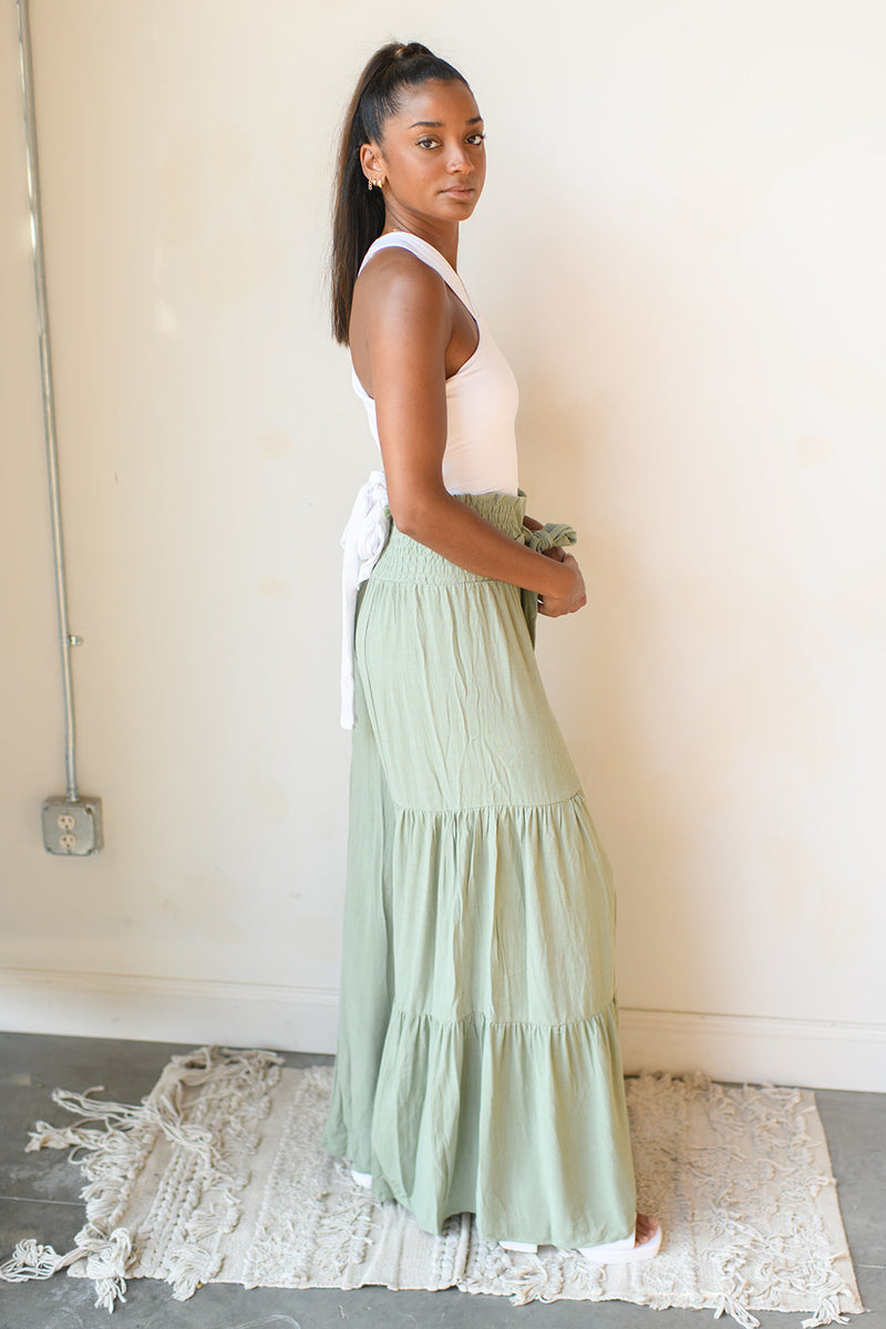 mode, tier wide pants