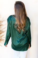 it wasn't meant to satin blouse