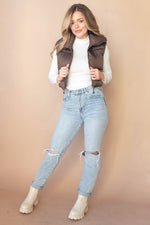 mode, loclynn puffer vest