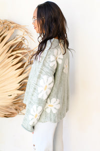 mode, daisy love sweater