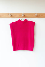 mode, sly padded sweater vest