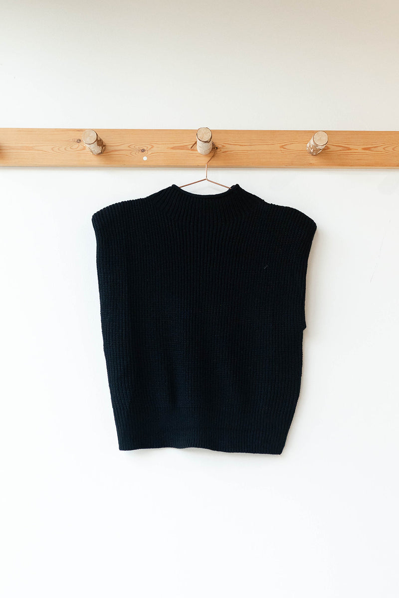 sly padded sweater vest