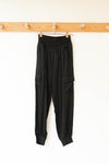 mode, satin shine joggers