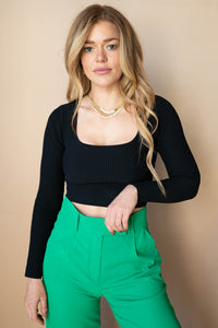 mode, margot ribbed top