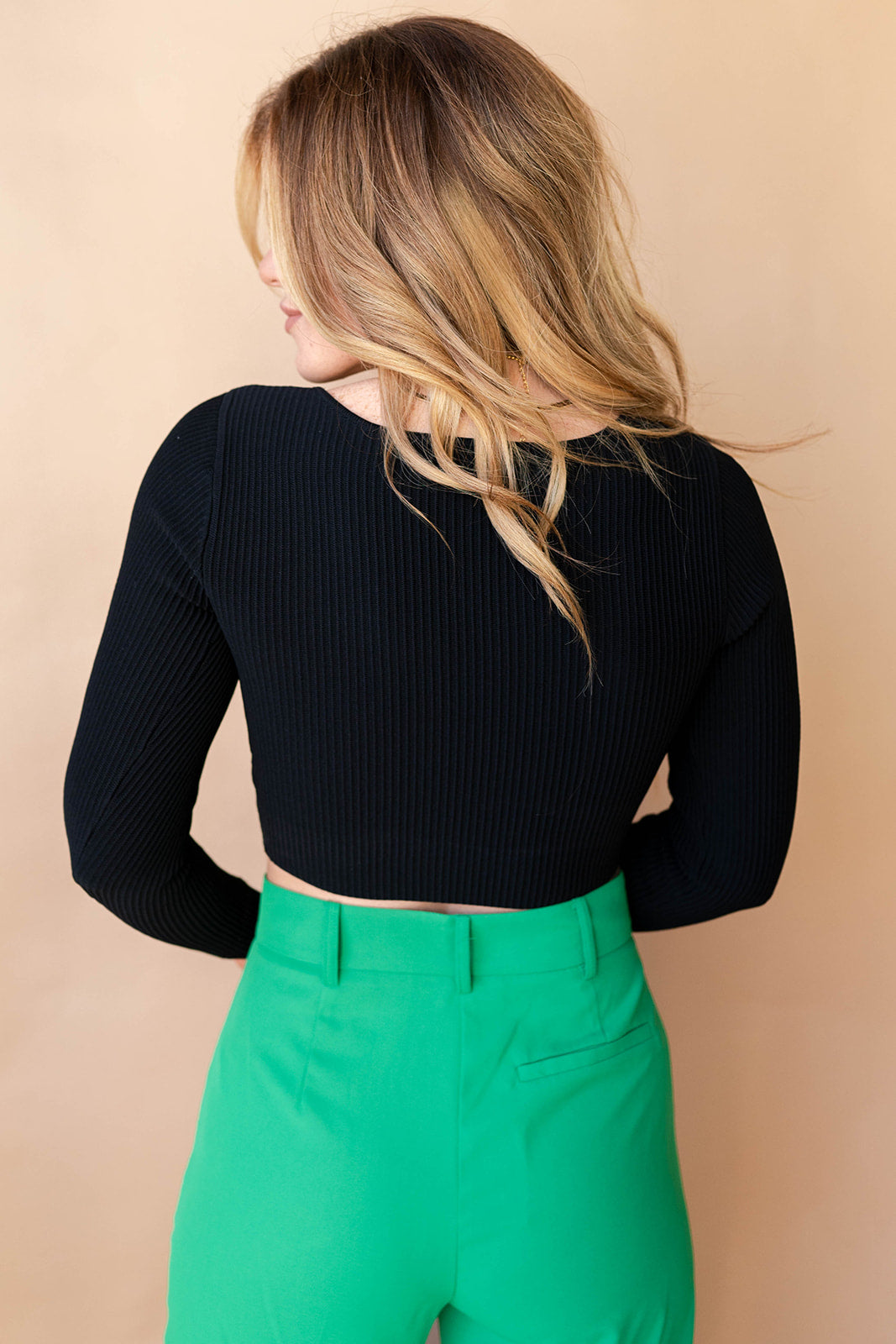 mode, margot ribbed top