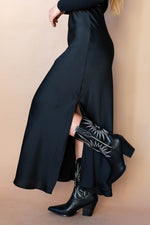 mode, adalee midi skirt