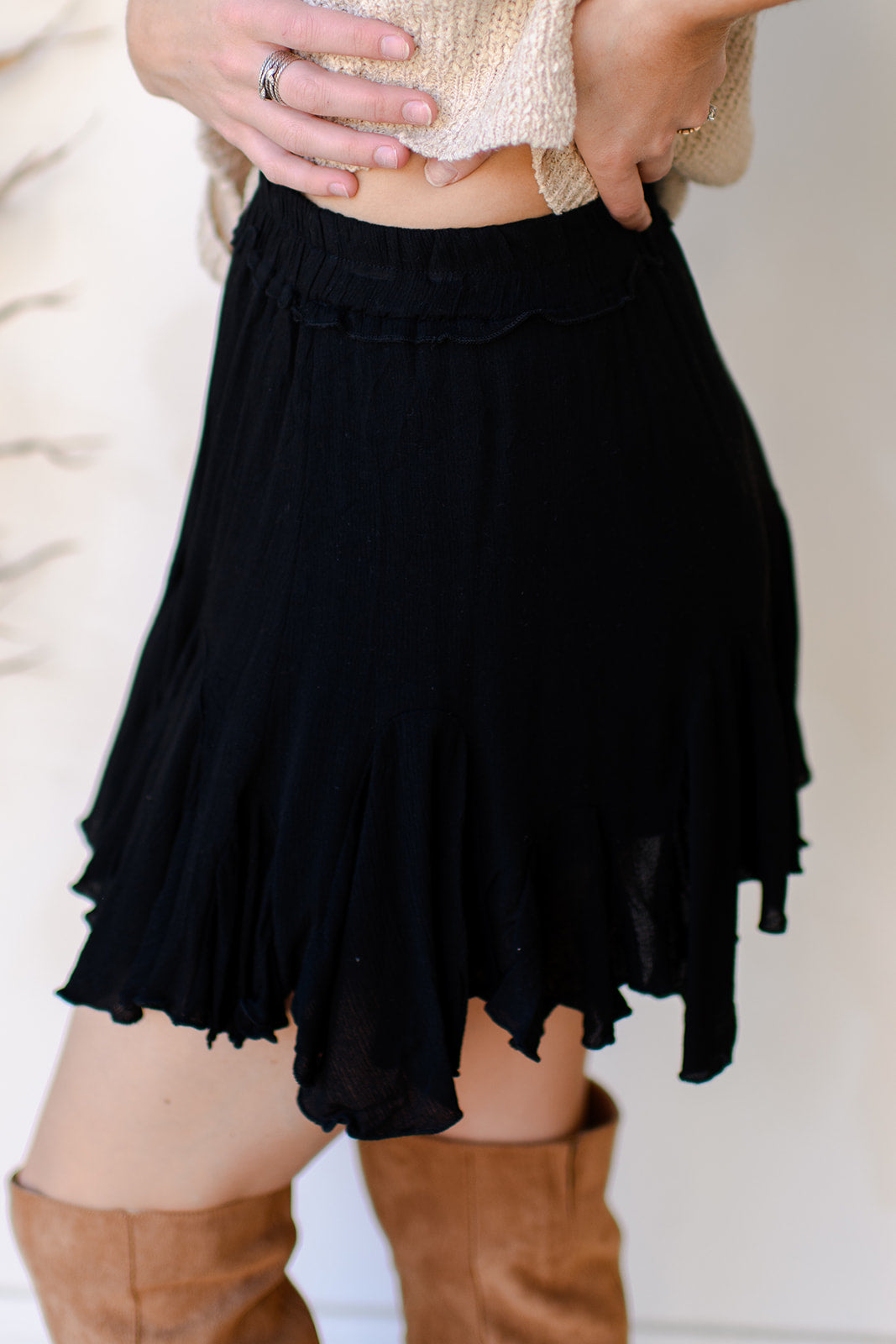 mode, fashion forward mini skirt