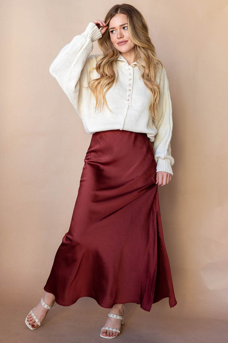 mode, adalee midi skirt