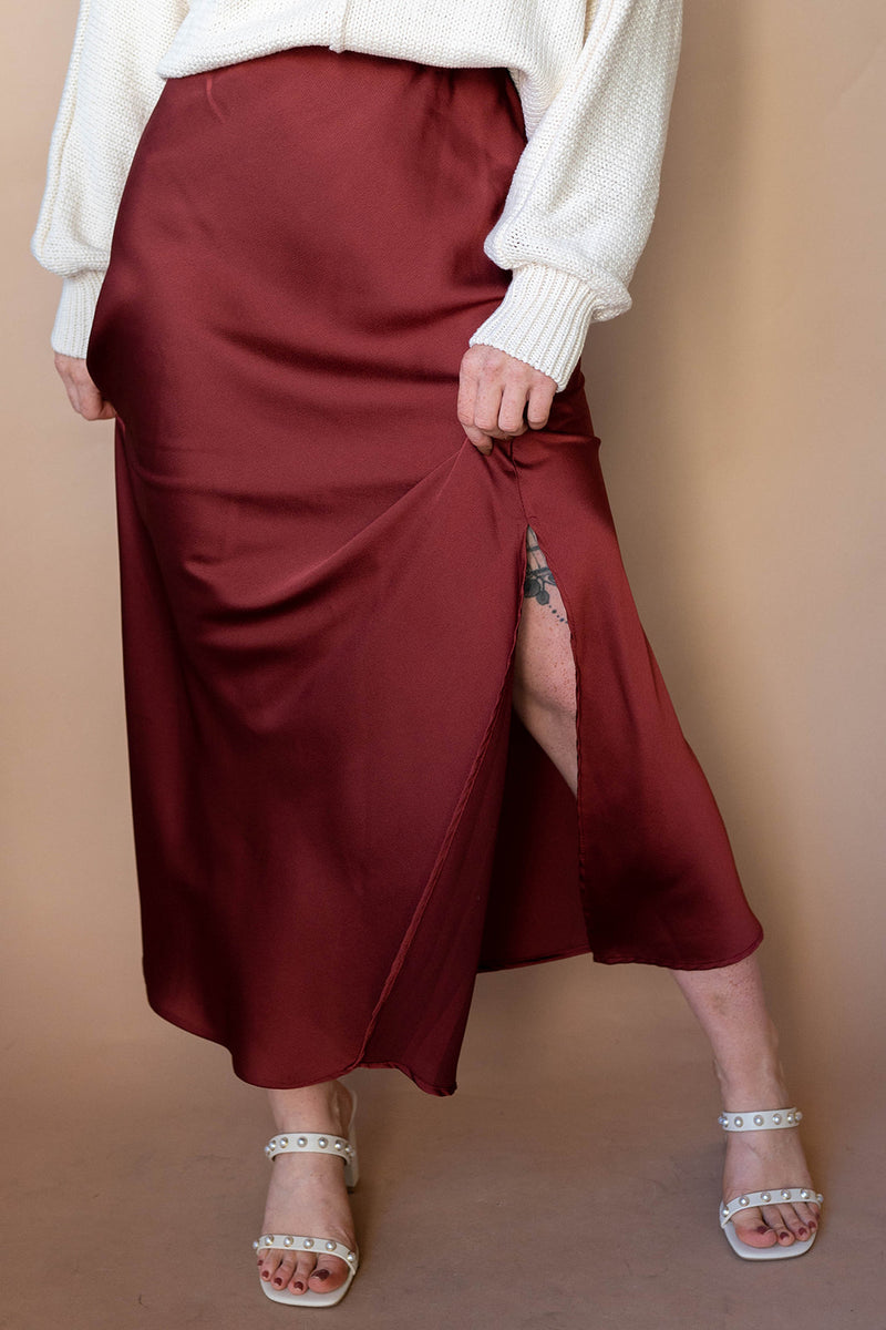 mode, adalee midi skirt